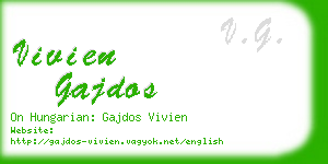 vivien gajdos business card